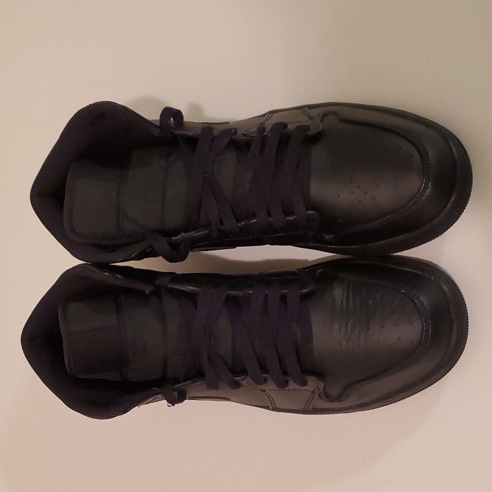 NIKE AIR JORDON 1 MID Men's black size 10.5 - Picture 15 of 15